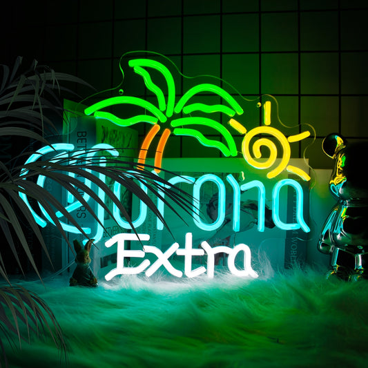 Neon Palm Tree
